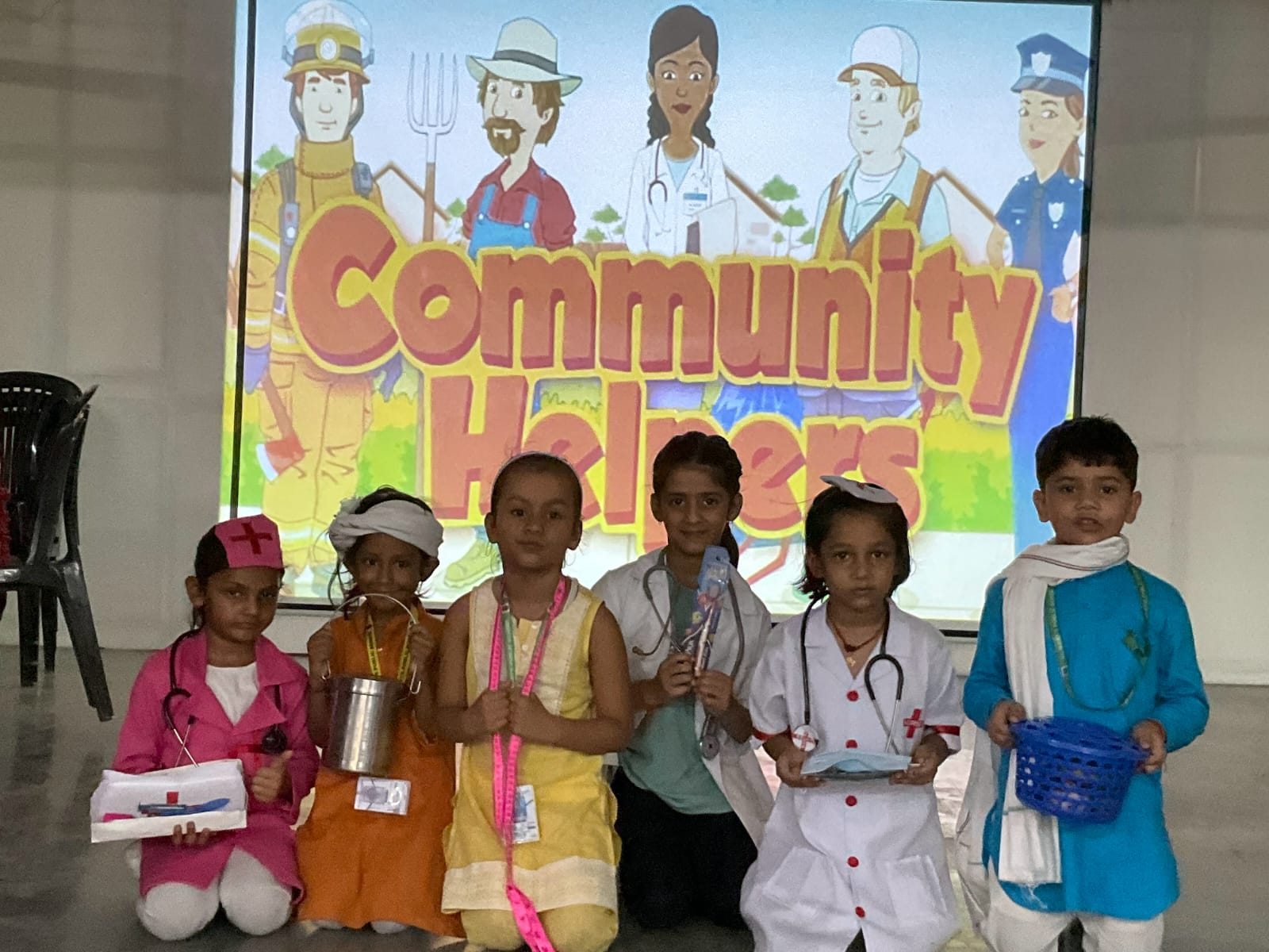Our Community Helpers: Activity by Class 1 :: St. Mary's Public School